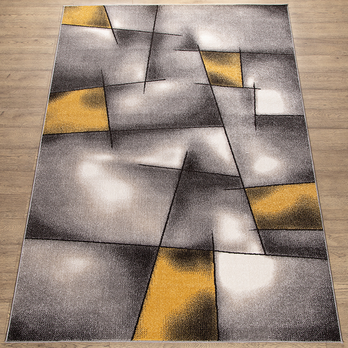 

Ковёр Kitroom Фиеста 200x300 прямоугольный серый, желтый 36301