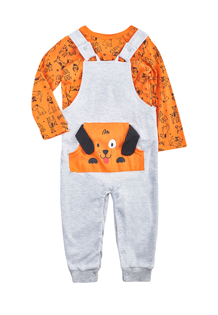 

Комплект одежды для новорожденных Kari baby AW21B042A3508 серый/оранжевый р.92, Оранжевый;серый, AW21B042A3508