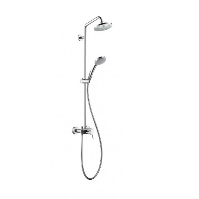 

27154000 Croma 100 Showerpipe, с однорычажным cмесителем, ’
