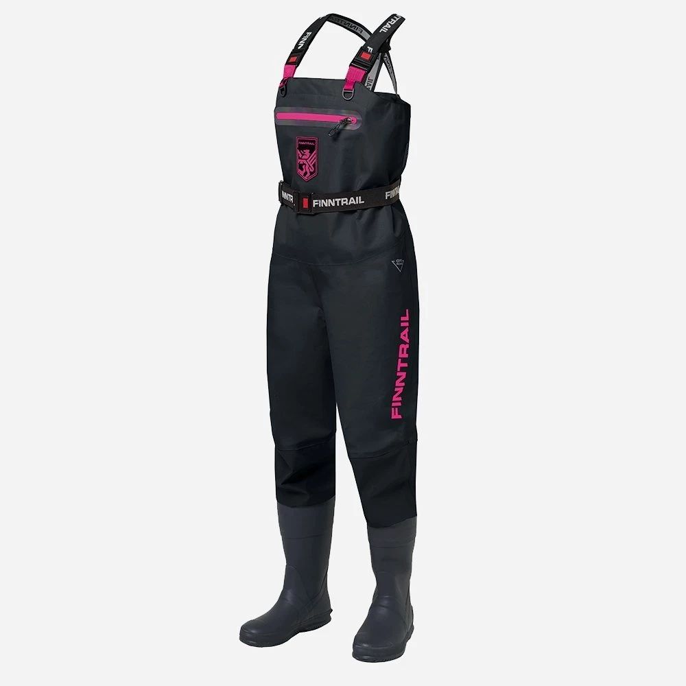 

Вейдерсы с сапогом мембранные Rachel BF '5300Graphite-L_N, Серый;черный;розовый, Rachel BF