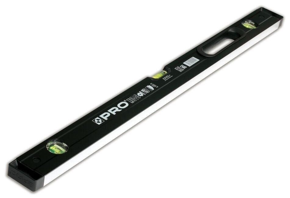 Уровень алюминиевый Pro 800 с ручками черный 80 см