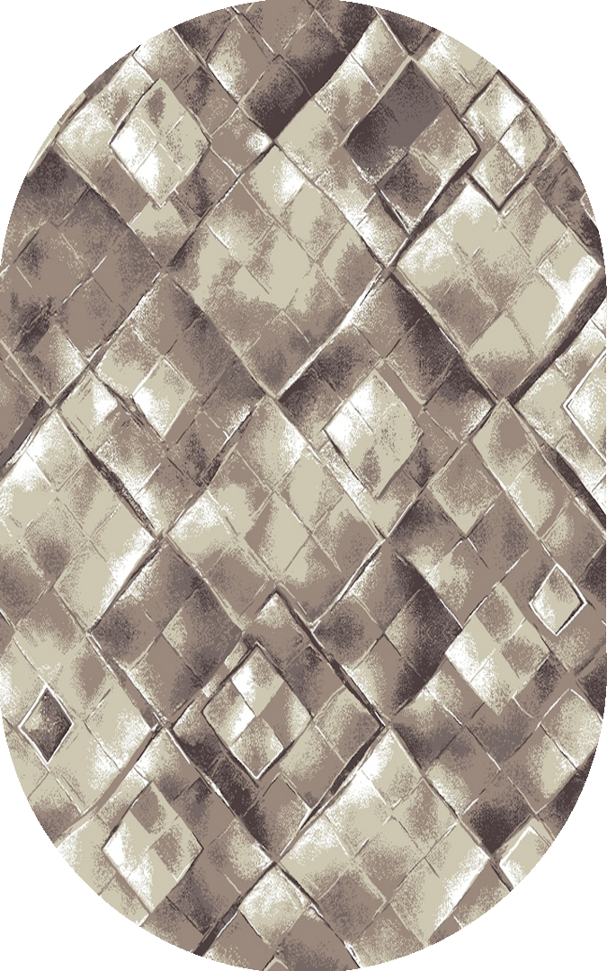 

Ковер Белка Принт САФЬЯН (17_34) 200 x 350 Овальный, Сафьян