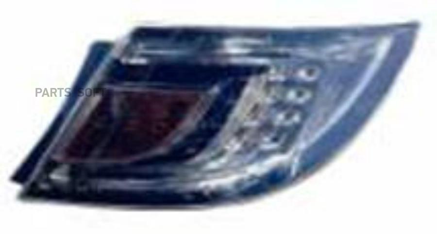 

DEPO Фонарь задн. R MAZDA 6 08-09 диод.хром