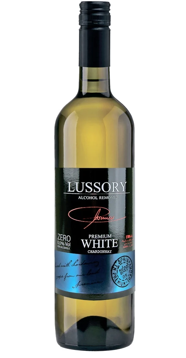 Вино Lussory Premium Chardonnay безалкогольное, 750 мл