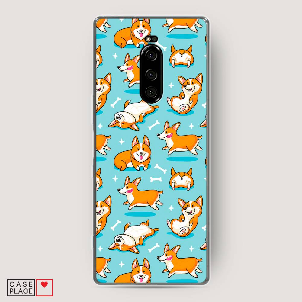 

Чехол Awog на Sony Xperia 1/XZ4 "Веселые корги", Разноцветный, 54250-2