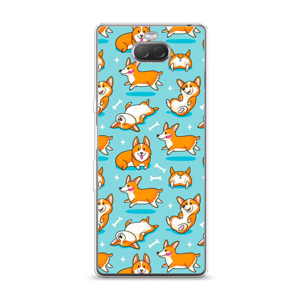 

Чехол Awog на Sony Xperia 10/XA3 "Веселые корги", Разноцветный, 54050-2