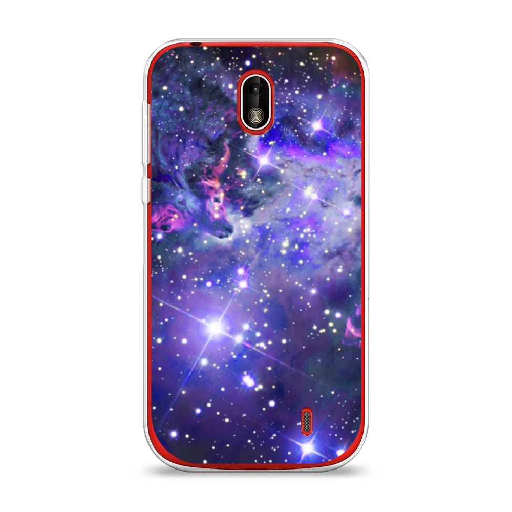 

Чехол Awog на Nokia 1 / Нокиа 1 "Яркая галактика", Фиолетовый, 121250-4