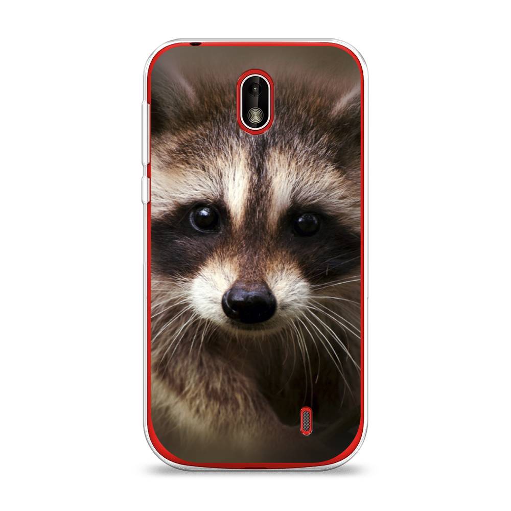

Чехол Awog на Nokia 1 / Нокиа 1 "Енот", Коричневый, 121250-1