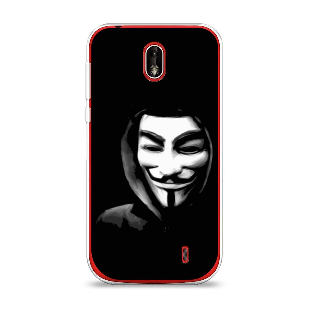 

Чехол Awog на Nokia 1 / Нокиа 1 "Анонимус", Черный;серый;белый, 121250-5