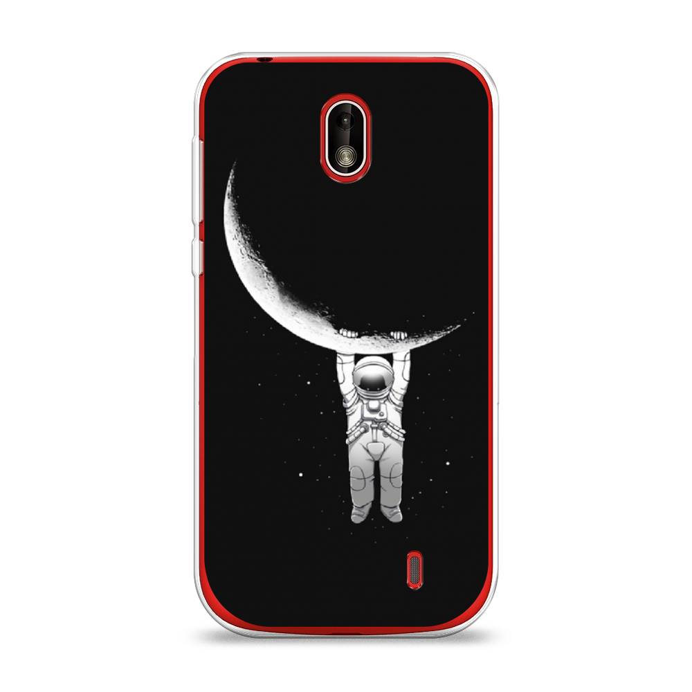 

Чехол Awog на Nokia 1 / Нокиа 1 "Космонавт", Белый;черный, 121250-4
