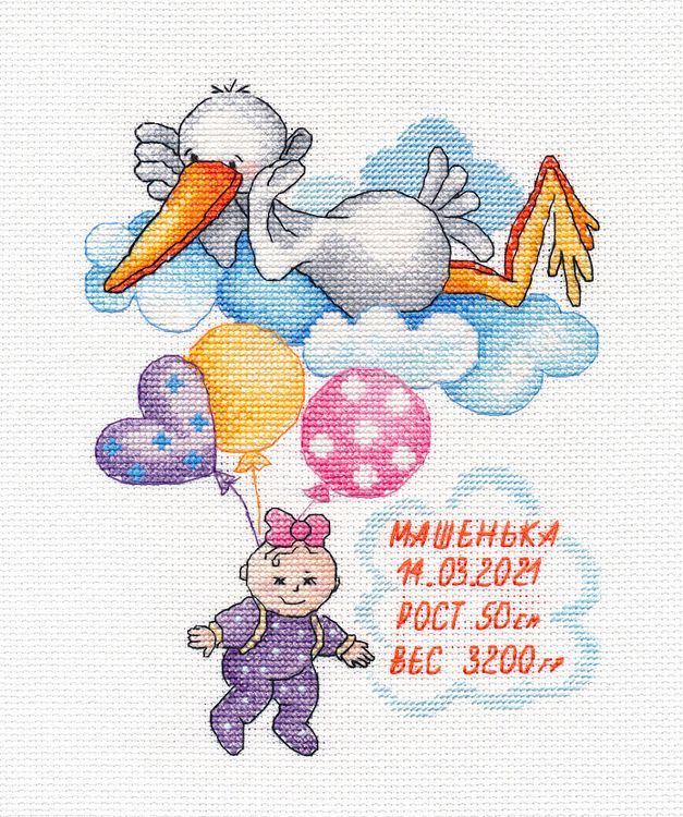 

Набор для вышивания Овен Метрика. Машенька