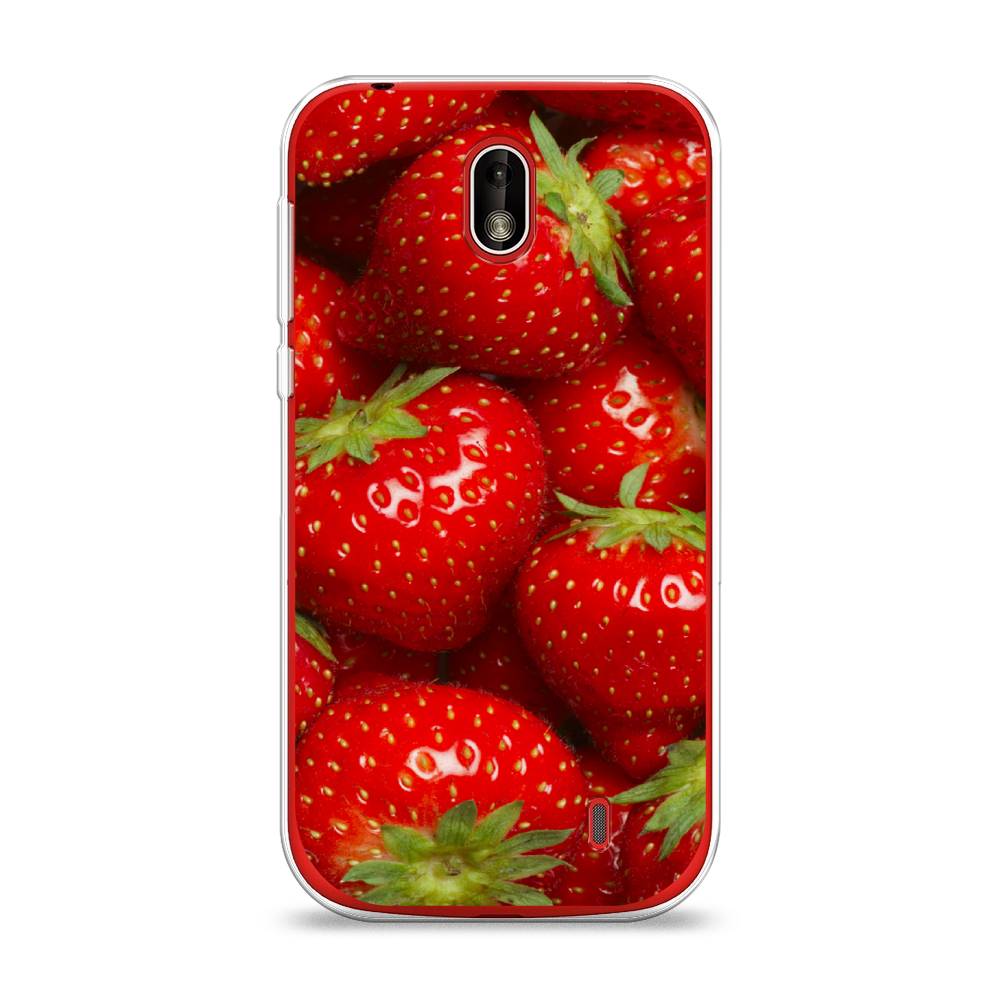 

Чехол Awog на Nokia 1 / Нокиа 1 "Клубника", 121250-10