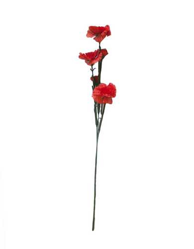 Цветок искусственный Flatel Гвоздика кустовая 5цветков 70см