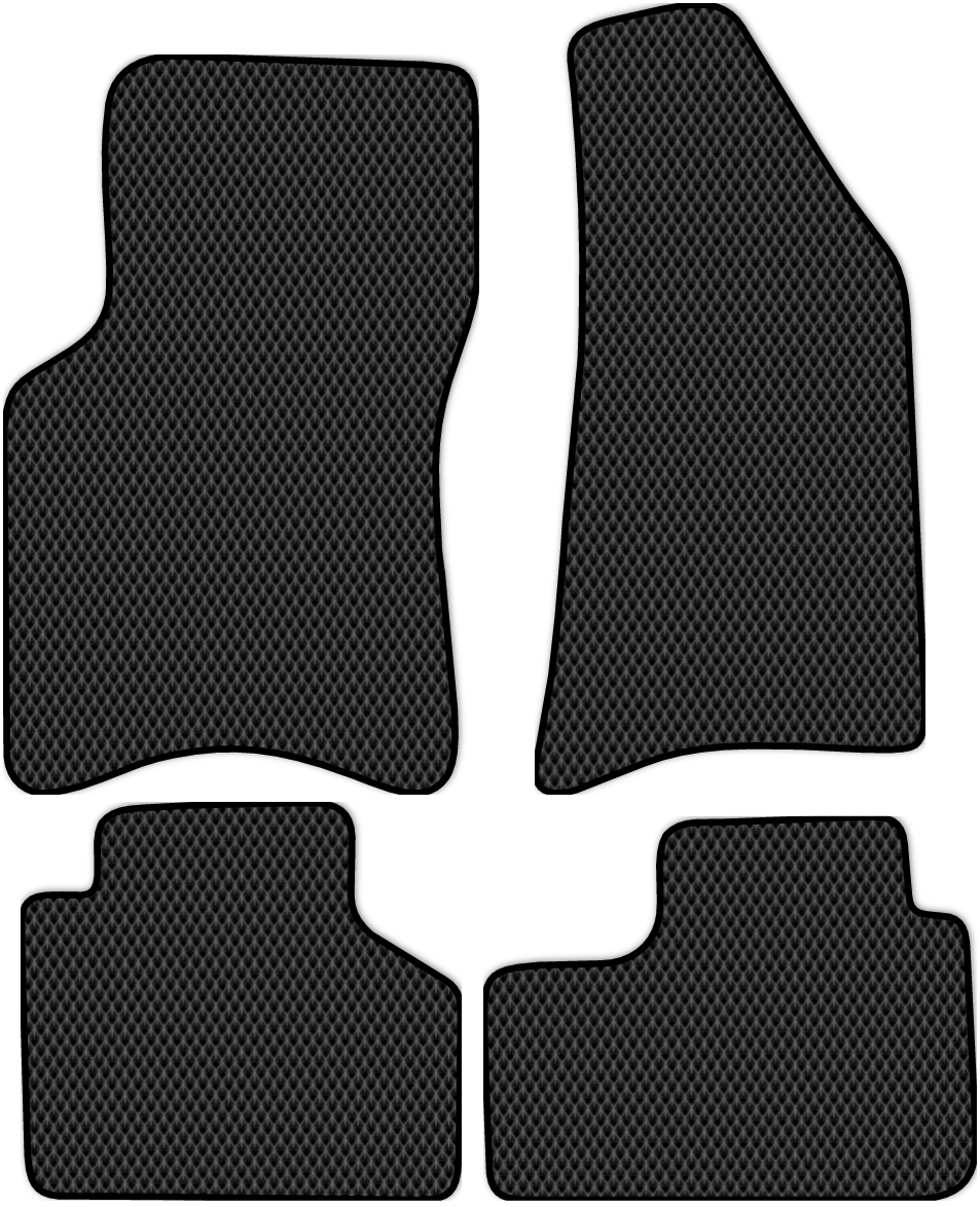 

Коврики ЭВА в салон для Chevrolet Niva (21236) 1998 - 2009, 4 шт. черный, 1620-S4N-H