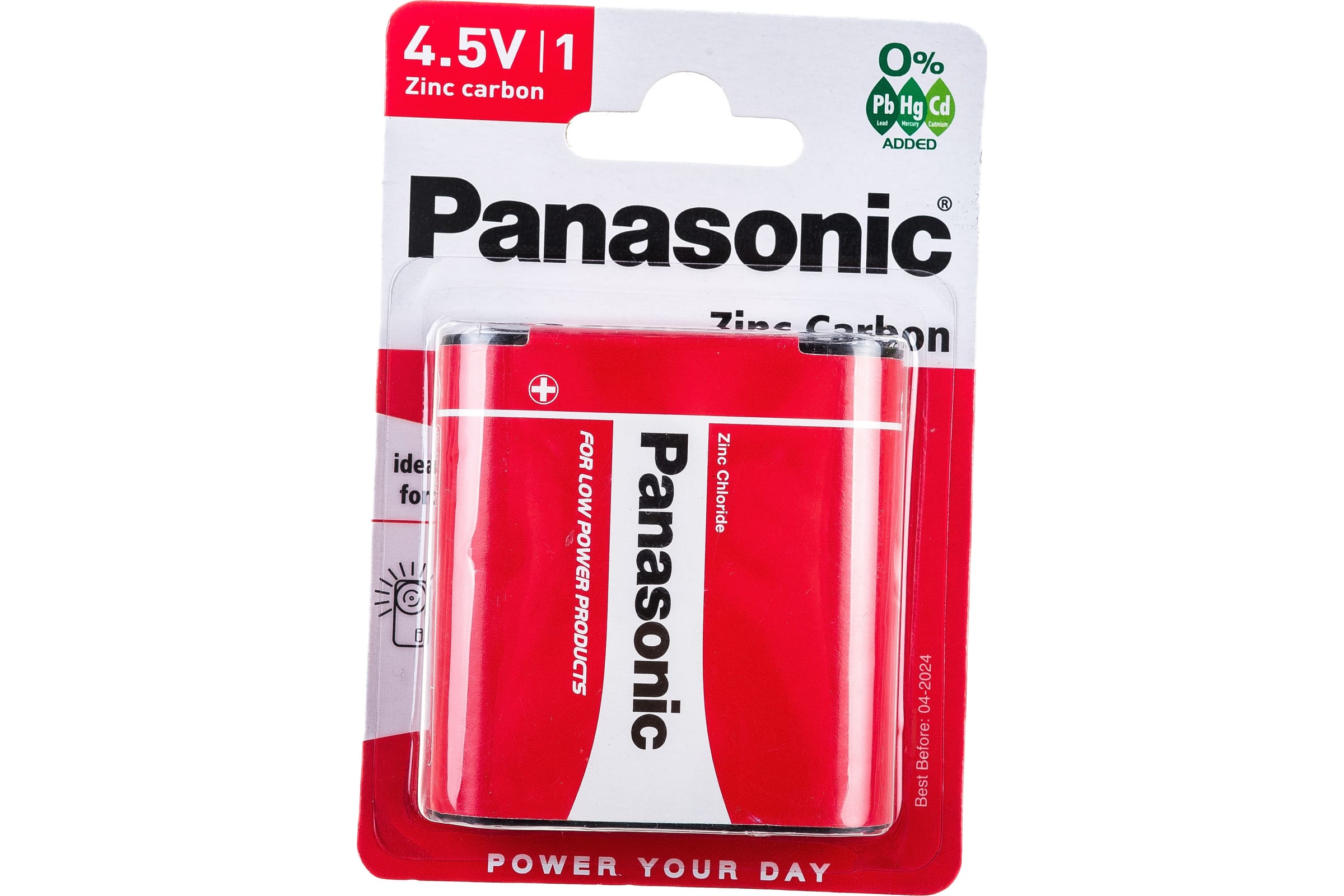 

Panasonic 3R12 Zinc Carbon Bl*1 батарейка 349