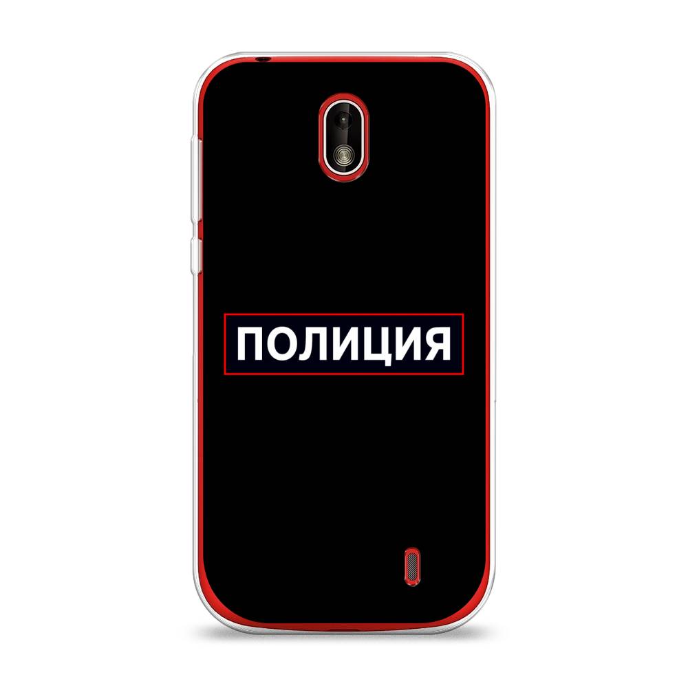 

Чехол Awog на Nokia 1 / Нокиа 1 "Police logo", Черный;белый;красный, 121250-5