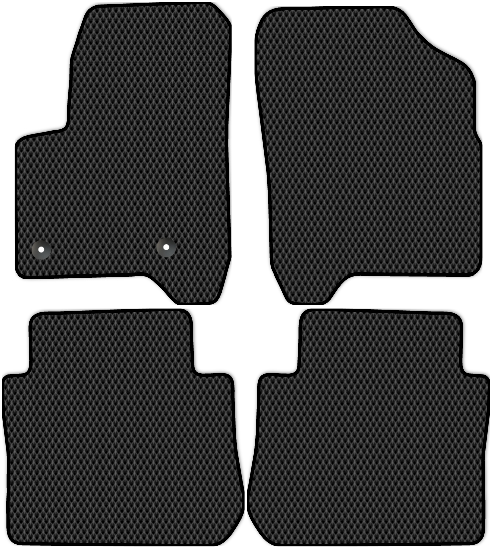 

Коврики ЭВА в салон для Citroen C3 Picasso 2009 - 2016, 4 шт. черный, 1808-S4Y-H