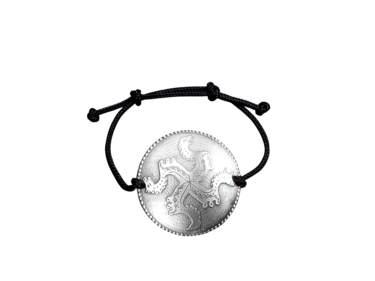 

Браслет из латуни/текстиля р.15-21 Мастерская Алёшиных Т01.324.07.03.04, Т01.324.07.03.04