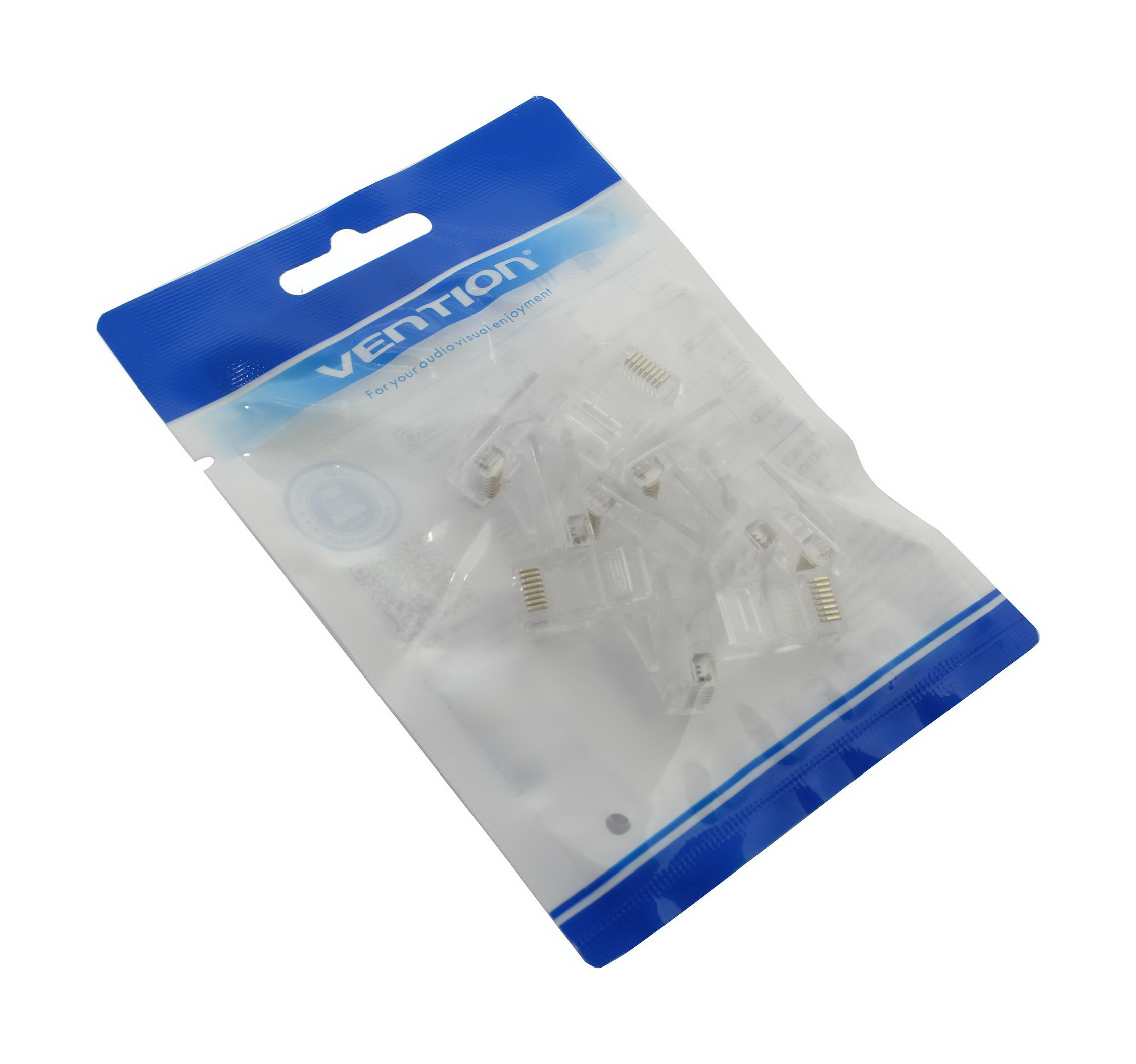 

Коннектор Vention RJ45 (8p8c)cat, 5 10шт, Прозрачный, VBSJT-5U