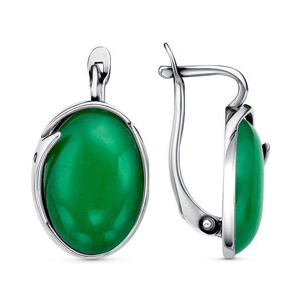 

Серьги из серебра TEO MAORI 833313024за, агат искусственный, 833313024за
