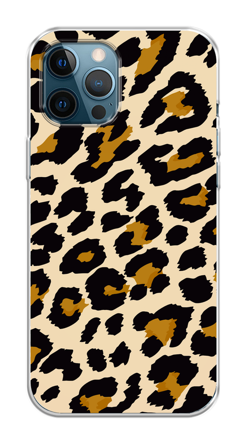 

Чехол на Apple iPhone 12 Pro Max "Леопардовый узор мелкий", Коричневый;черный;бежевый, 12750-1