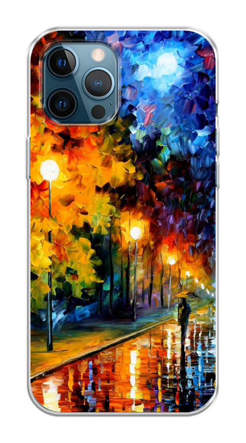 

Чехол на Apple iPhone 12 Pro Max "Безлюдная улочка", Оранжевый;желтый;синий, 12750-1