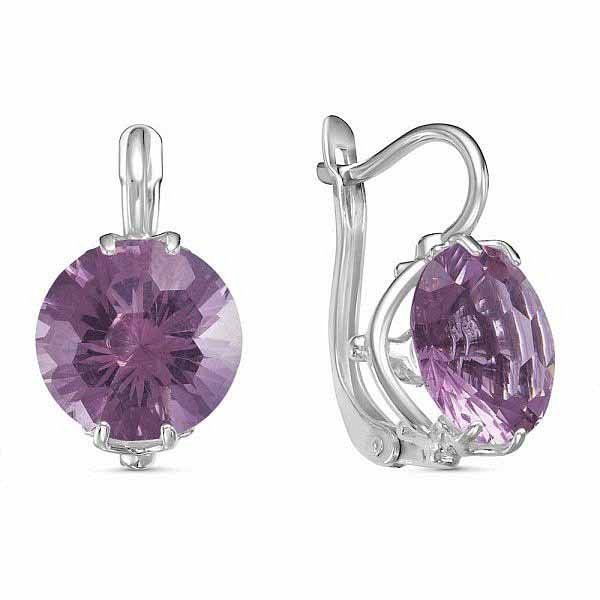 

Серьги из серебра TEO MAORI 83362205Д19, стекло, 83362205Д19