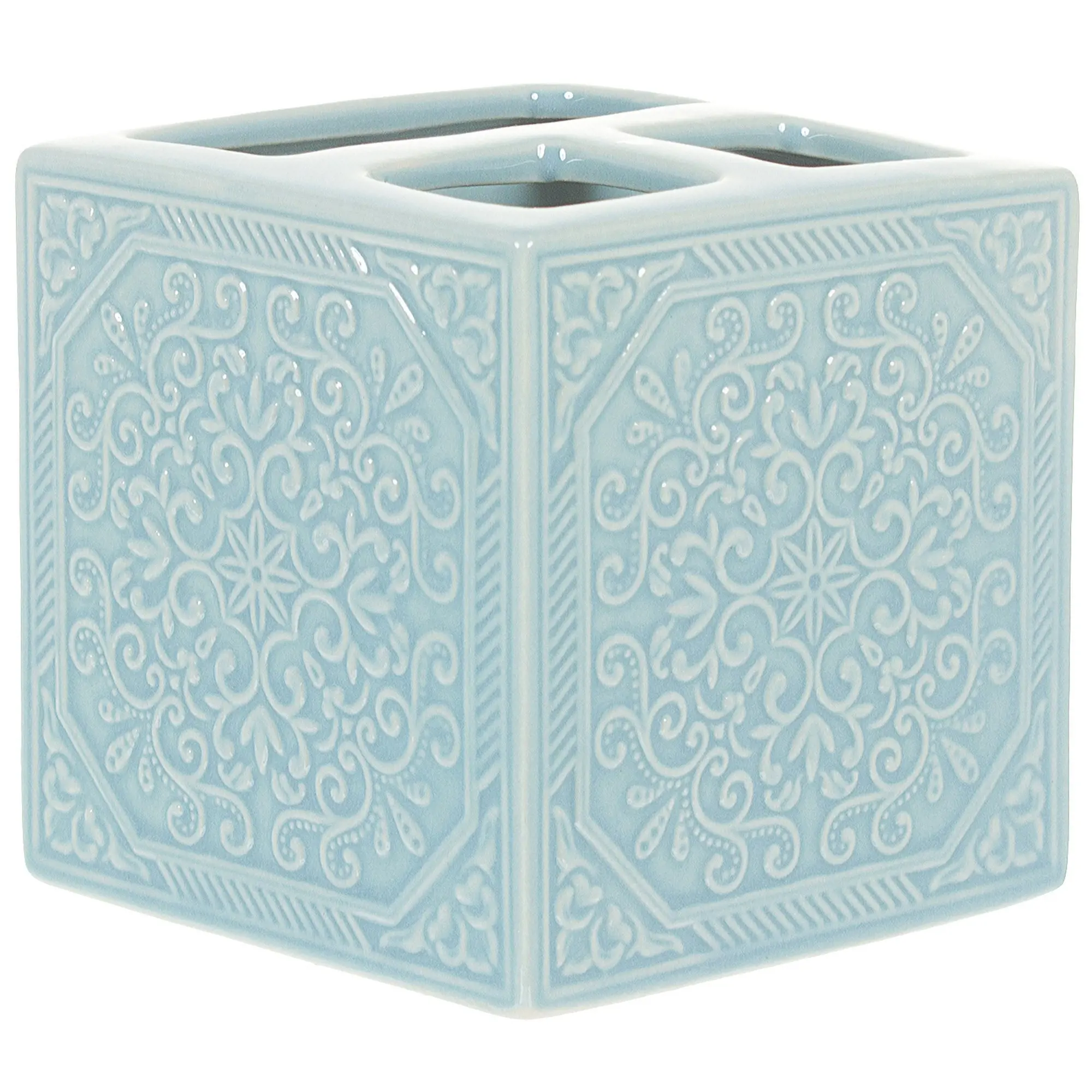 

Стакан для зубных щеток настольный «Tiffany» керамика, Голубой, LR-18687568