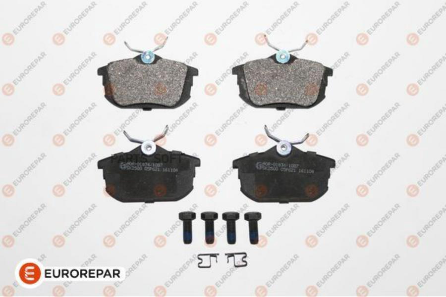 

Колодки тормозные дисковые MITSUBISHI CARISMA (DA) 1.6 (DA1A) 95 1шт EUROREPAR 1617263280