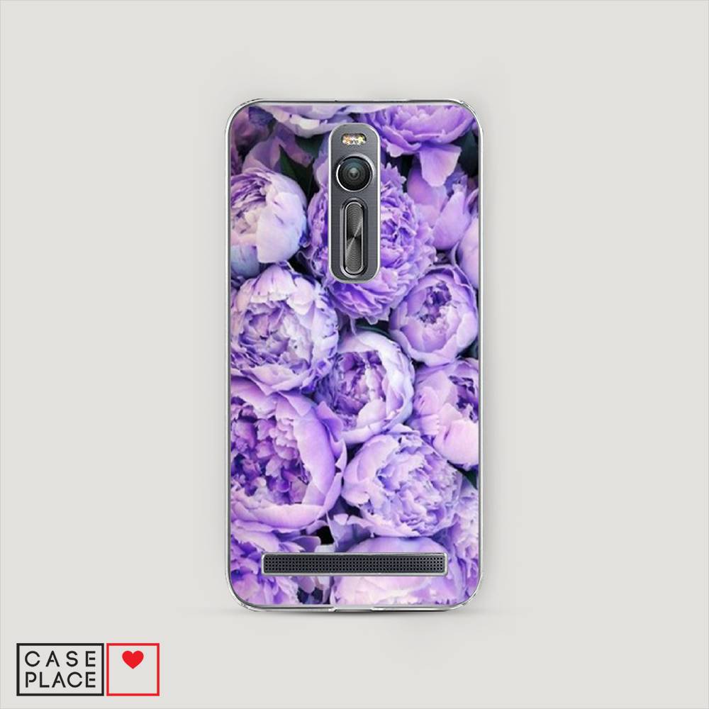 

Чехол Awog на Asus Zenfone 2 ZE550ML/ZE551ML "Пионы сиреневые", Фиолетовый;голубой, 40550-8
