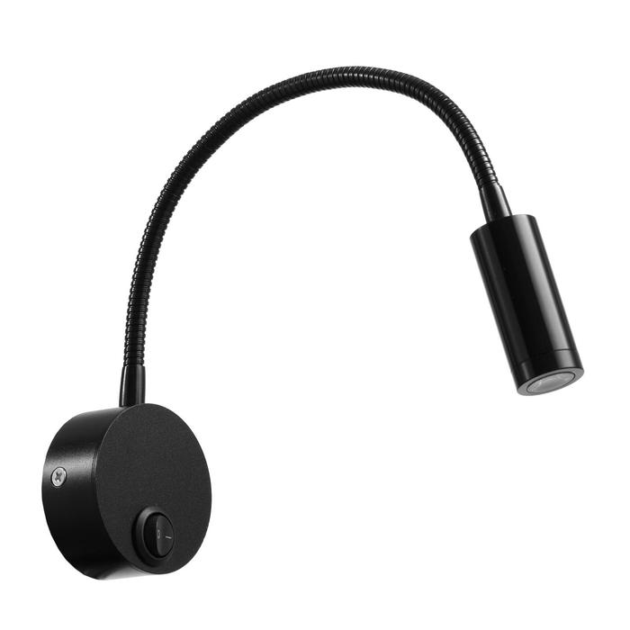 

Бра 1953/1BK LED 3Вт черный 6,5х6,5х41 см