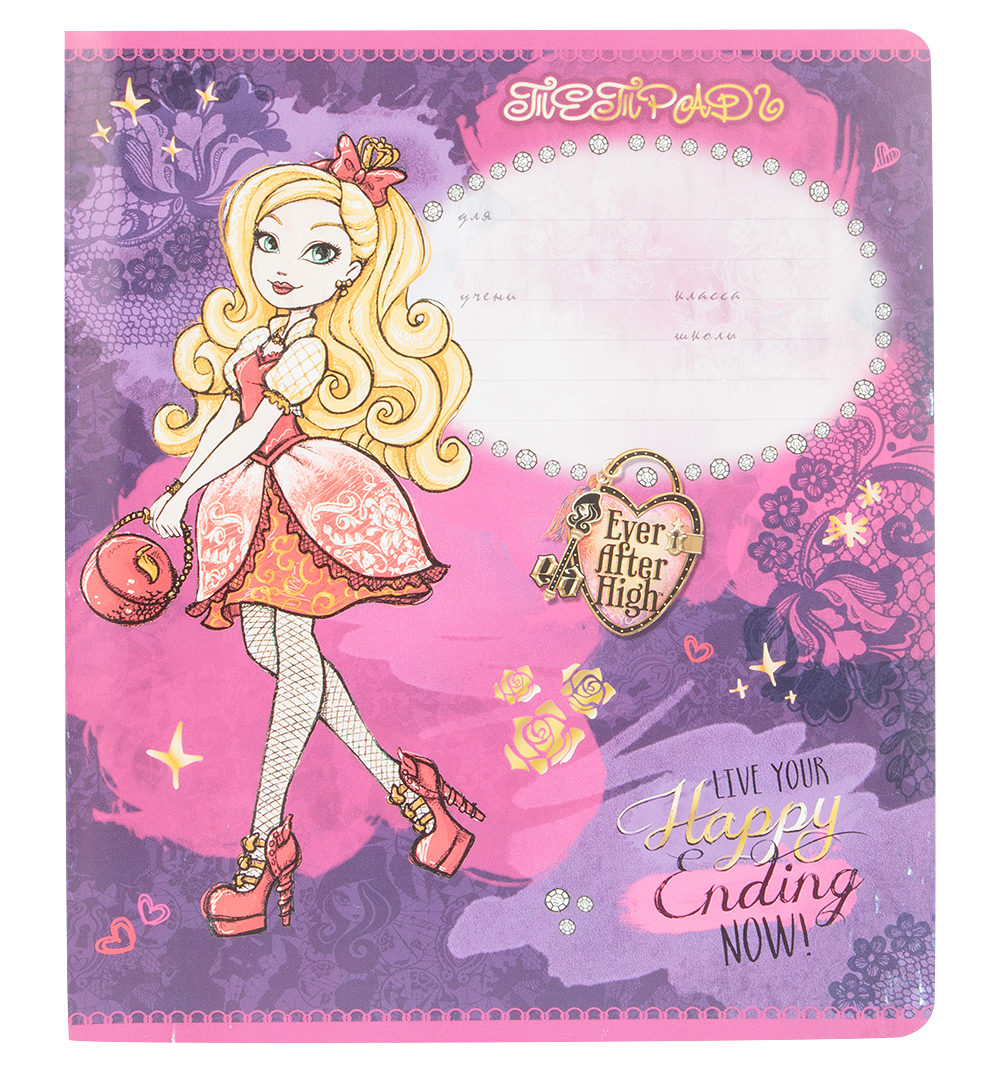 

Тетрадь ученическая 12 листов Barbie 63232 A5 линейка 1 шт