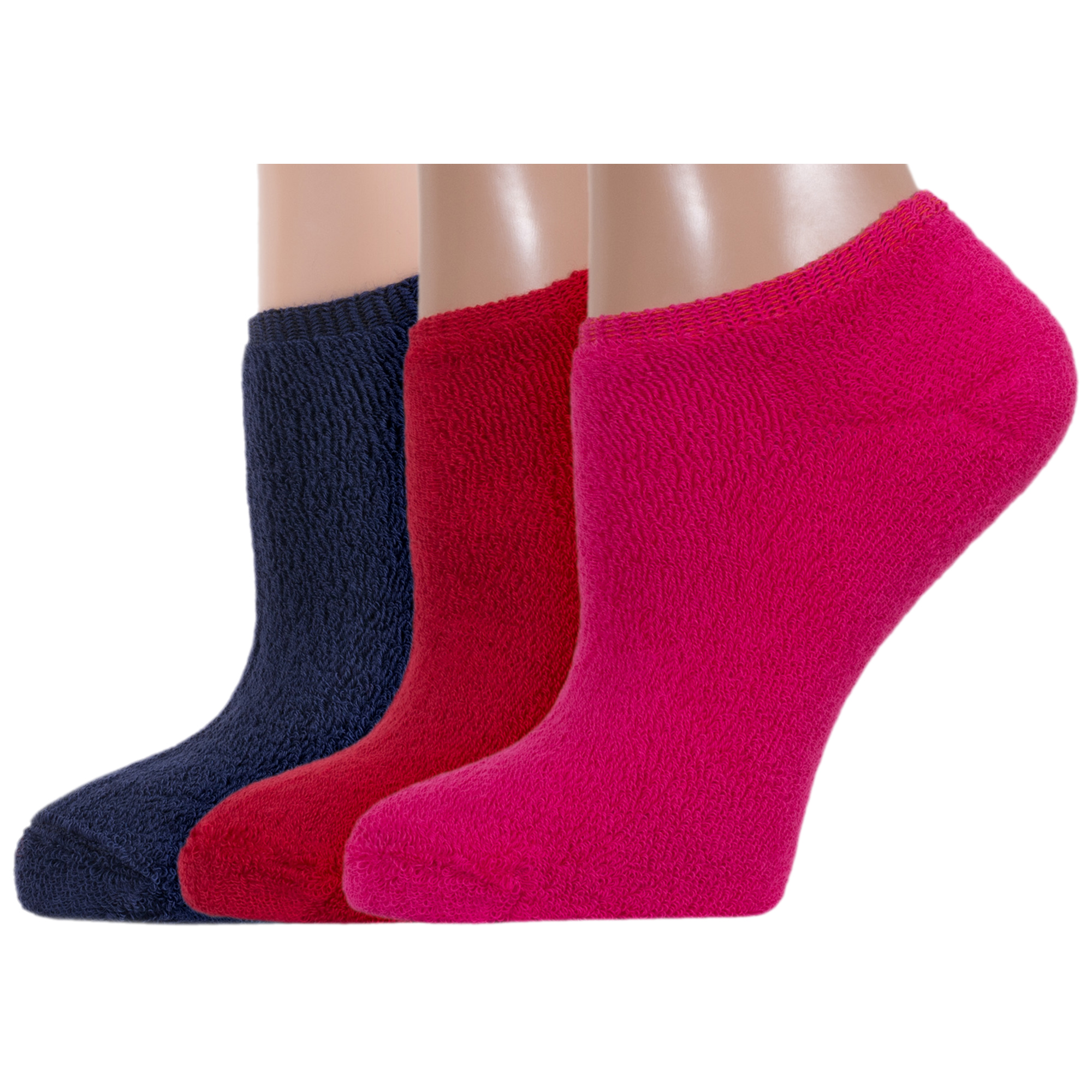 Комплект носков женских ХОХ 3-GZ-3R9 синих; красных; розовых 23