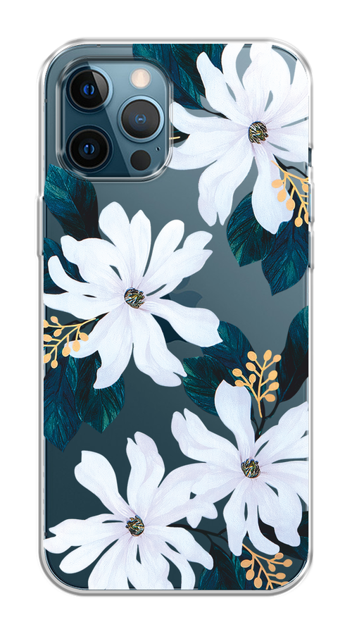 

Чехол на Apple iPhone 12 Pro Max "Delilah Flower", Зеленый;белый, 12750-1