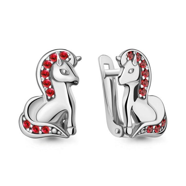 

Серьги из серебра TEO MAORI 8400539В.5, фианит, 8400539В.5