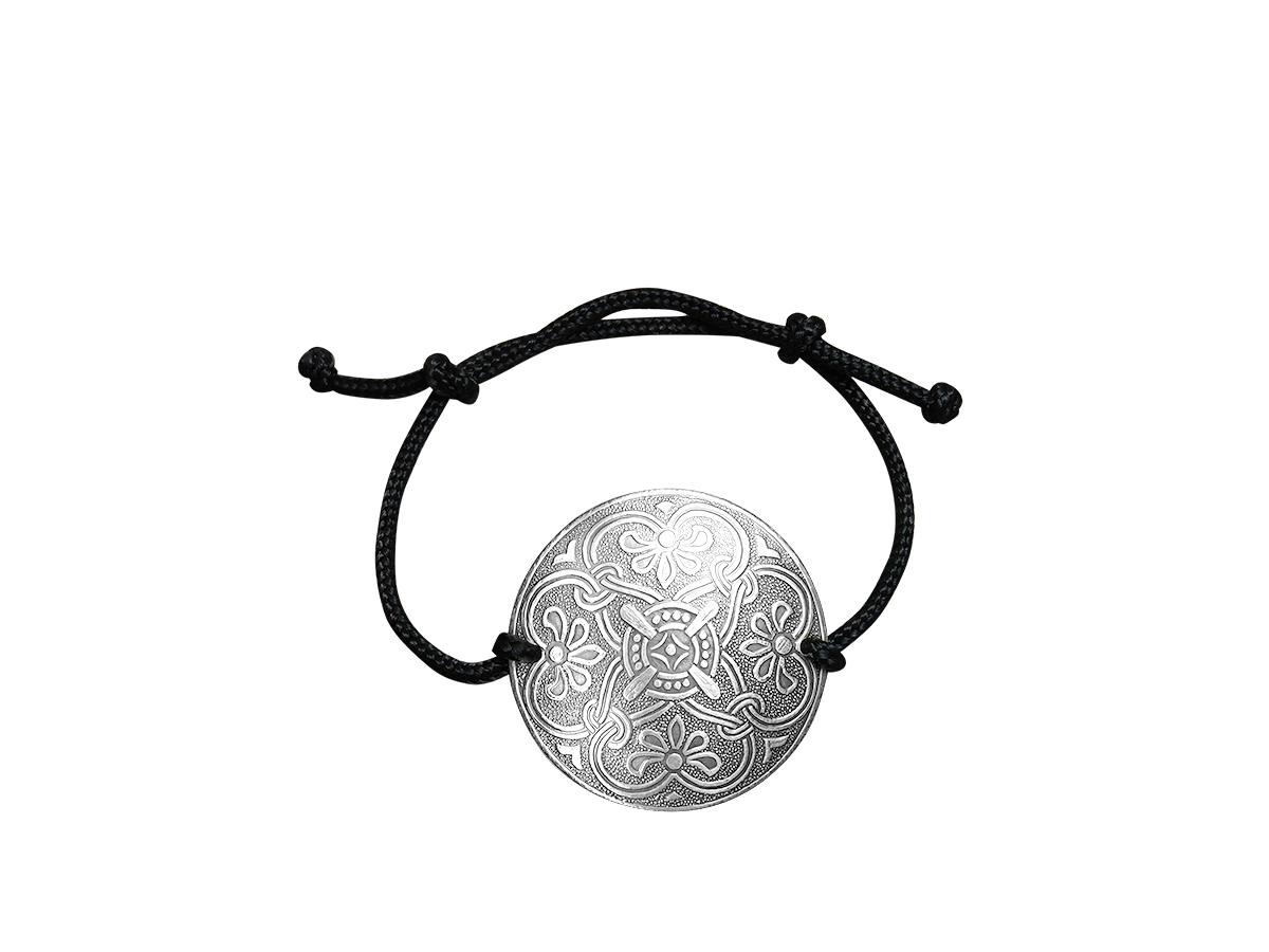 

Браслет из латуни/текстиля р.15-21 Мастерская Алёшиных Т01.333.07.03.04, Т01.333.07.03.04