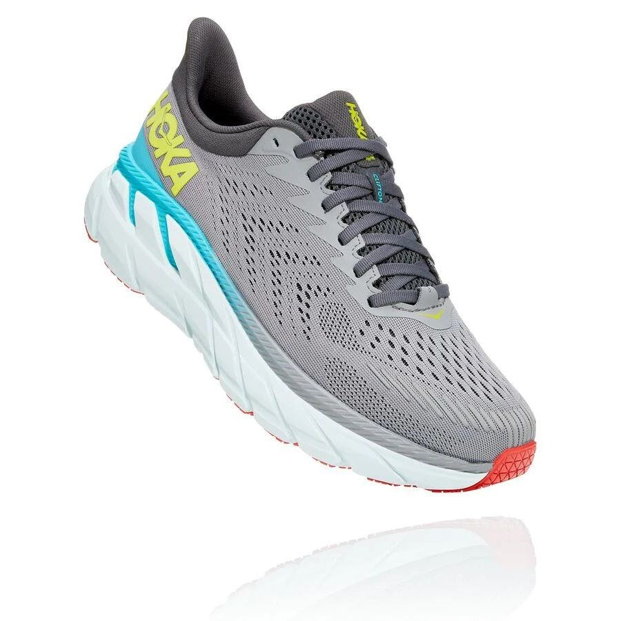 фото Кроссовки мужские hoka one one clifton 1110508 серые 12 us