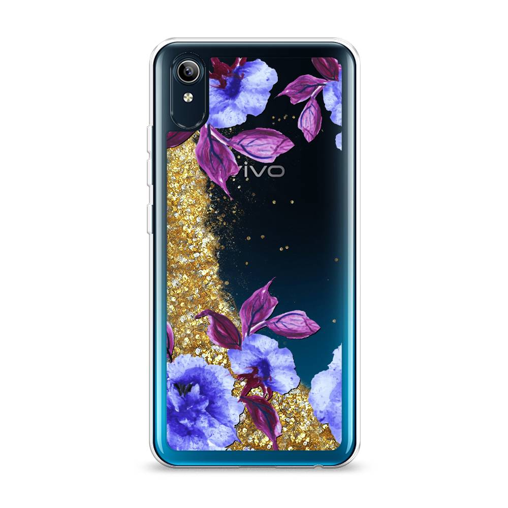 

Жидкий чехол с блестками "Цветочная фантазия 5" на Vivo Y91c, 262890-1