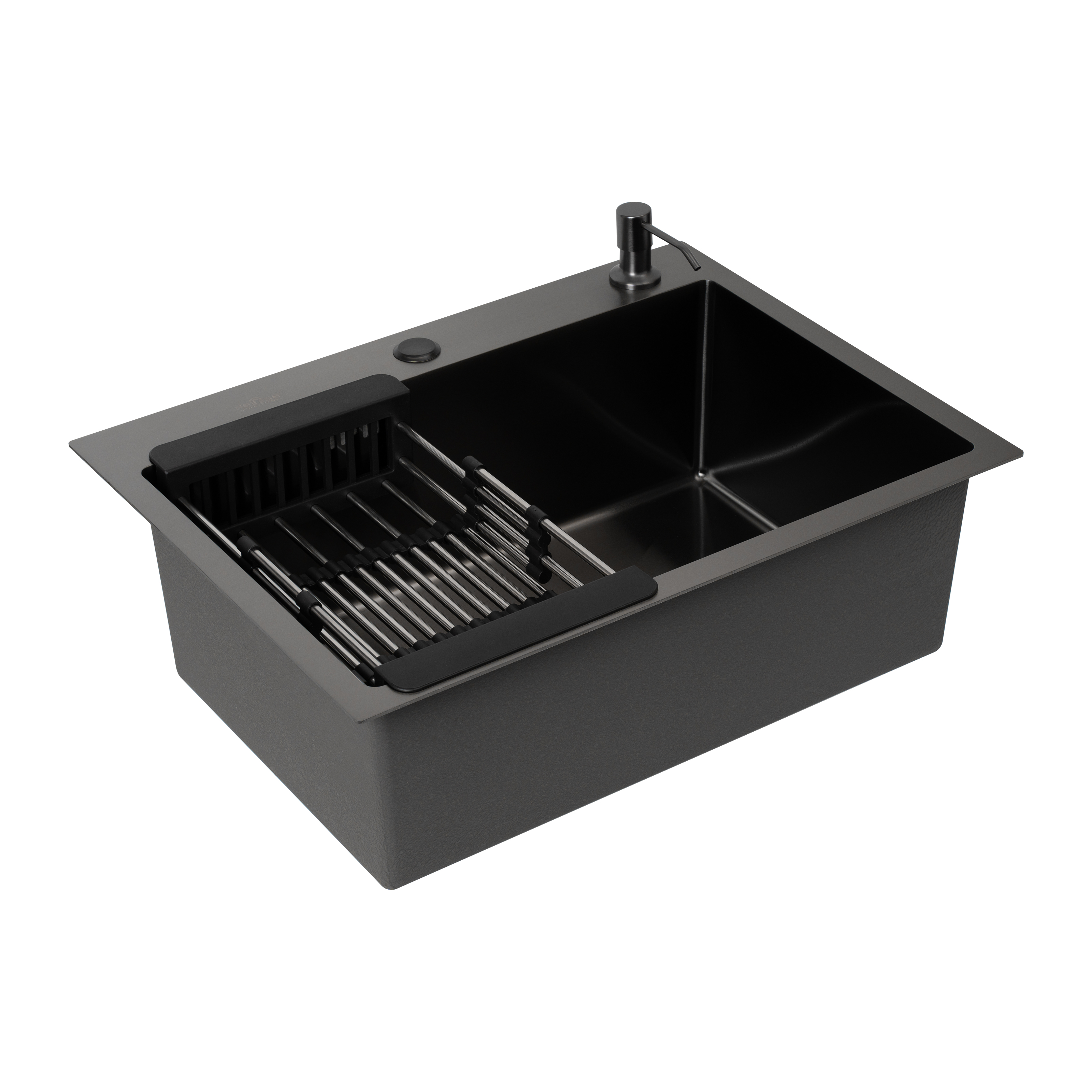 

Мойка для кухни fense F5843B черный графит, F5843B