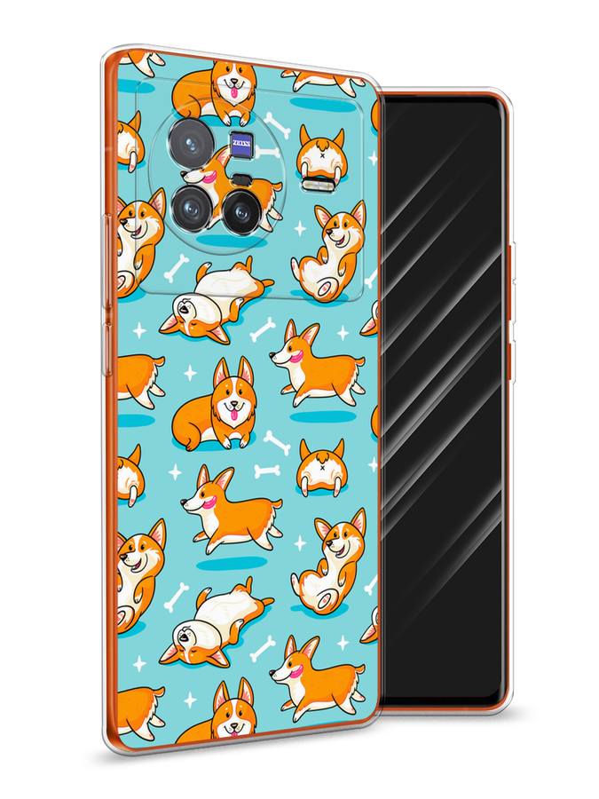 

Чехол Awog на Vivo X80 "Веселые корги", Разноцветный, 266550-2