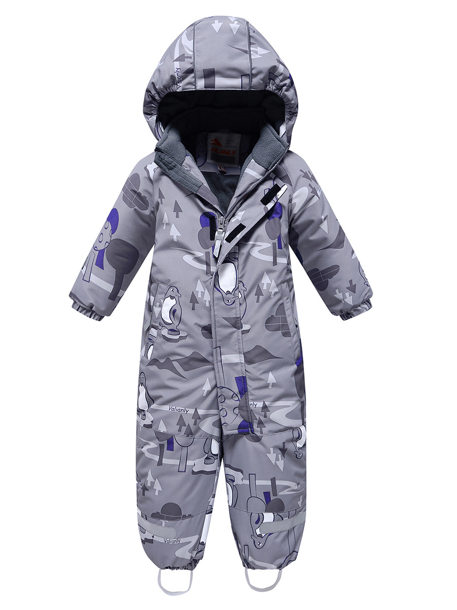 

Комбинезон детский NoBrand AD9207, серый, 98, AD9207