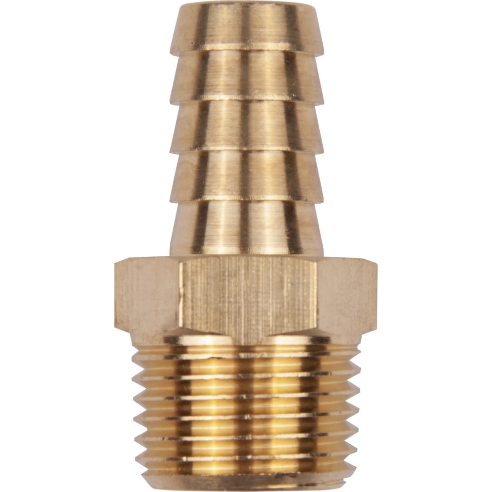 

Разъем 1/2" внешняя резьба - елочка 14 мм, латунь AV Steel AV-700318