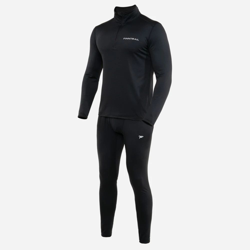 

Комплект термобелья Finntrail черный M 48 '6306Black, Thermo Zip