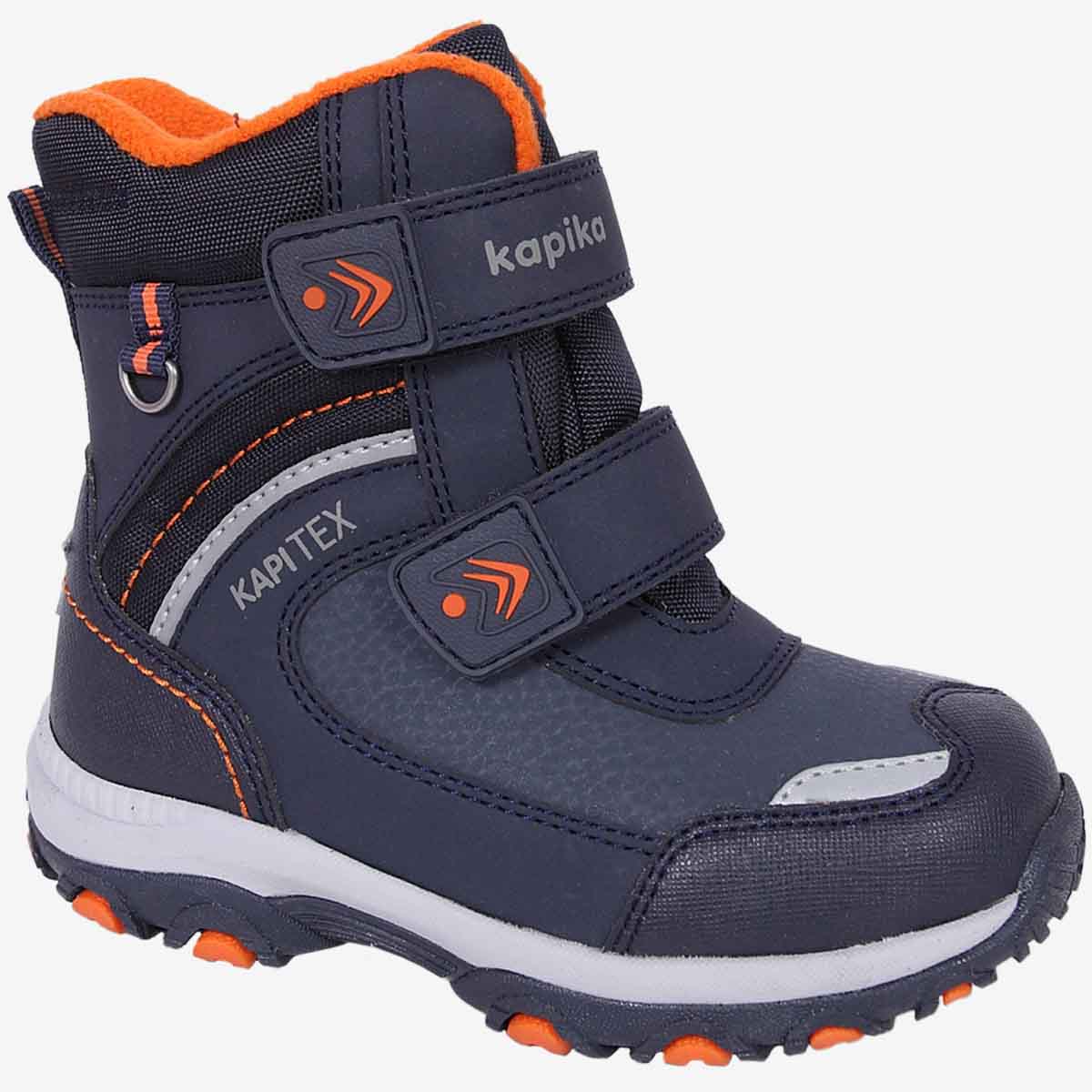 фото Ботинки kapika 41273-2 цв. синий-оранжевый р. 25