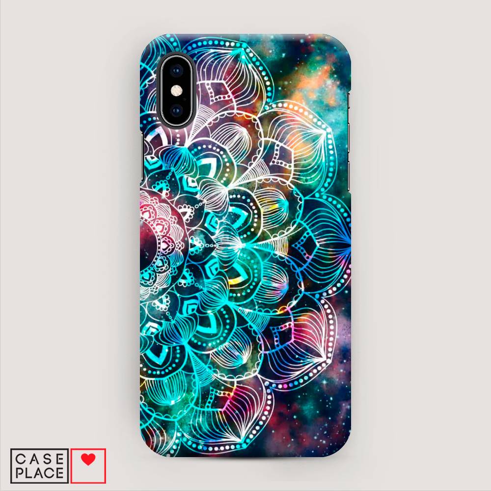 

Пластиковый чехол "Мандала космос" на Apple iPhone X (10), 11020-3