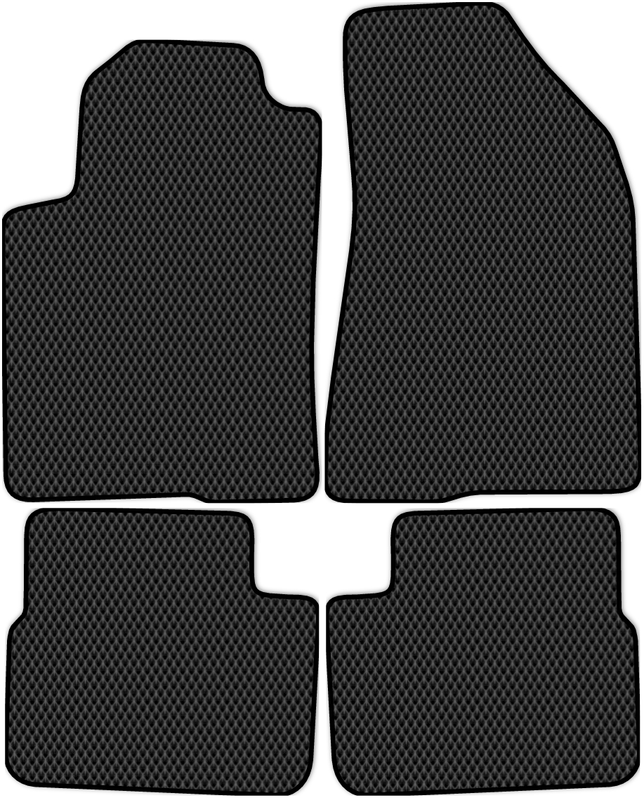 

Коврики ЭВА в салон для Fiat Bravo 2007 - 2011, 4 шт. черный, 2002-S4N-H