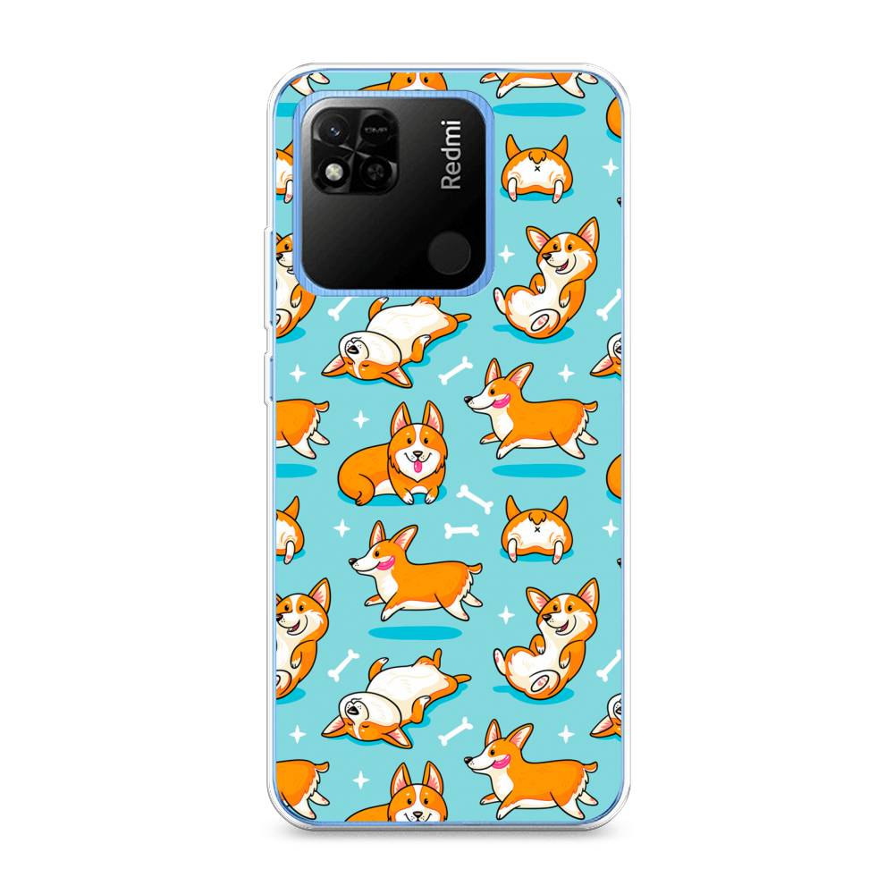 

Чехол Awog на Xiaomi Redmi 10A "Веселые корги", Разноцветный, 313950-2