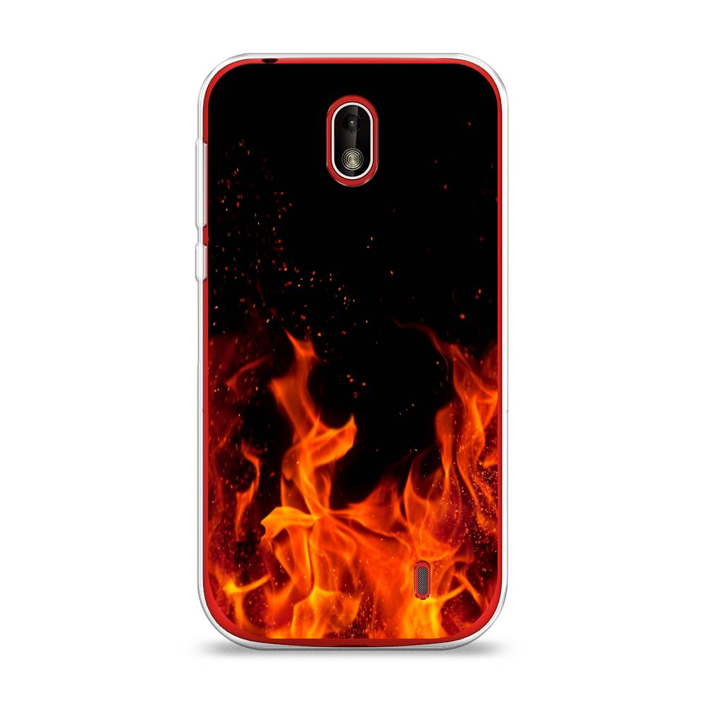 

Чехол Awog на Nokia 1 / Нокиа 1 "Все в огне", Оранжевый;черный, 121250-4
