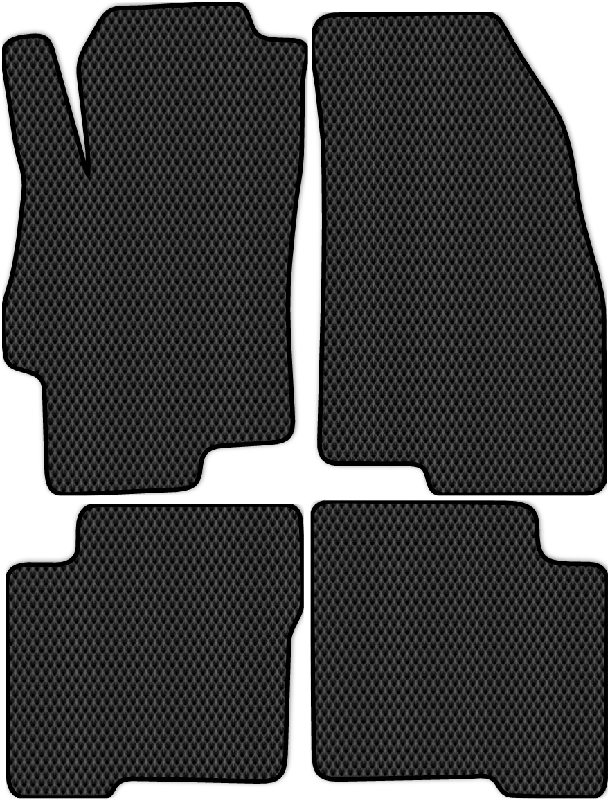 

Коврики ЭВА в салон для Fiat Linea 2007 - 2012, 4 шт. черный, 2007-S4NL-H