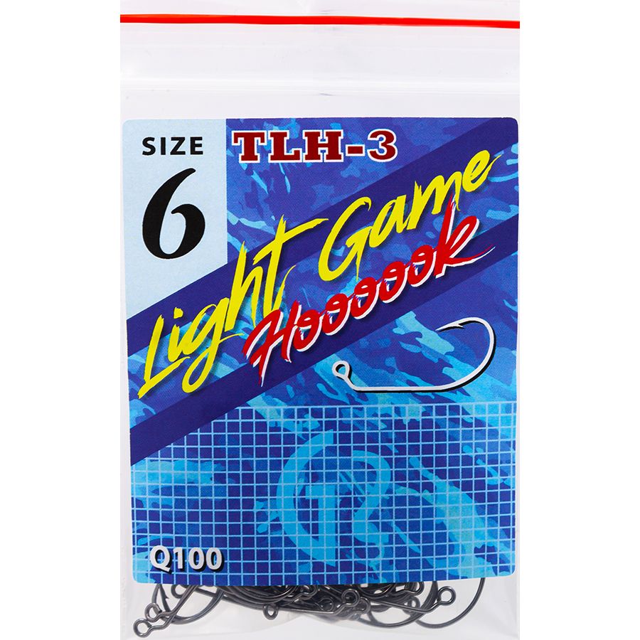 Крючки форелевые для джиг-головок ПРОМО-УПАКОВКА G2 Light Game Hook #6 100шт Хим заточка